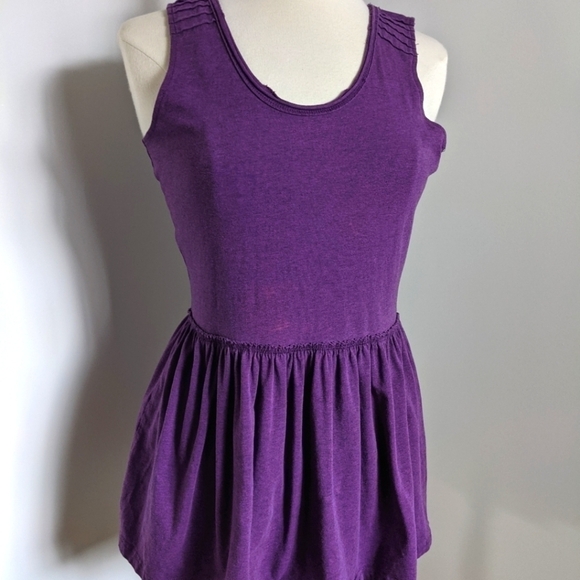MATILDA Jane Purple Ruffle Tank Top M - Picture 1 of 10